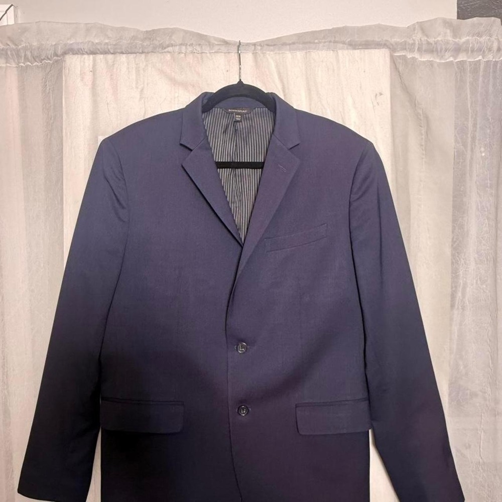 Banana Republic Blue suit jacket Size 42R